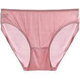 FEELITS 100% Mulberry Silk Underwear, Silk Classic Bikini Panties for Women, Ultra Soft & Breathable Hipster with 360 Stretch