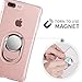 iPhone 8 Plus Clear Case, iPhone 7 Plus Case with Ring Holder Bumper Case Shock-Absorption and Anti-Scratch for Apple iPhone 8 Plus & 7 Plus 5.5''-rose gold