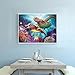 TiTCool 5D Diamond Painting by Number Kits, New Two Turtles Partial Drill 40X30CM, Diamond Embroidery Arts Pasted Craft DIY Home Decor