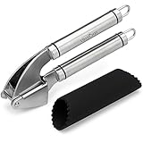 UberChef Stainless Steel Garlic Press and Peeler Set