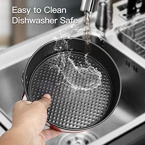 3 Springform+ChicAid+Easy+Release+Cheesecake+Leak+proof