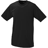 Augusta Sportswear Boys' Medium Wicking T-shirt, Black
