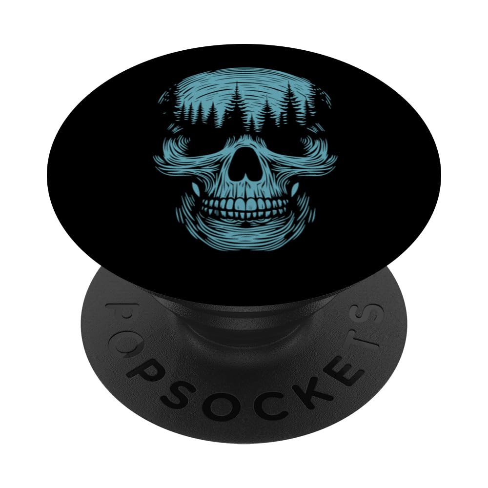 Skull & Trees Vintage Outdoor Art PopSockets Swappable PopGrip