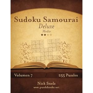 Sudoku Samurai Deluxe - Medio - Volumen 7 - 255 Puzzles (Volume 7) (Spanish Edition)