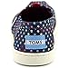 Toms Classic Youth Round Toe Canvas Blue Flats