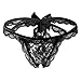 ETAOLINE Women's Sexy Lingerie Panties Lace Knickers Briefs Underwear,Black,Large