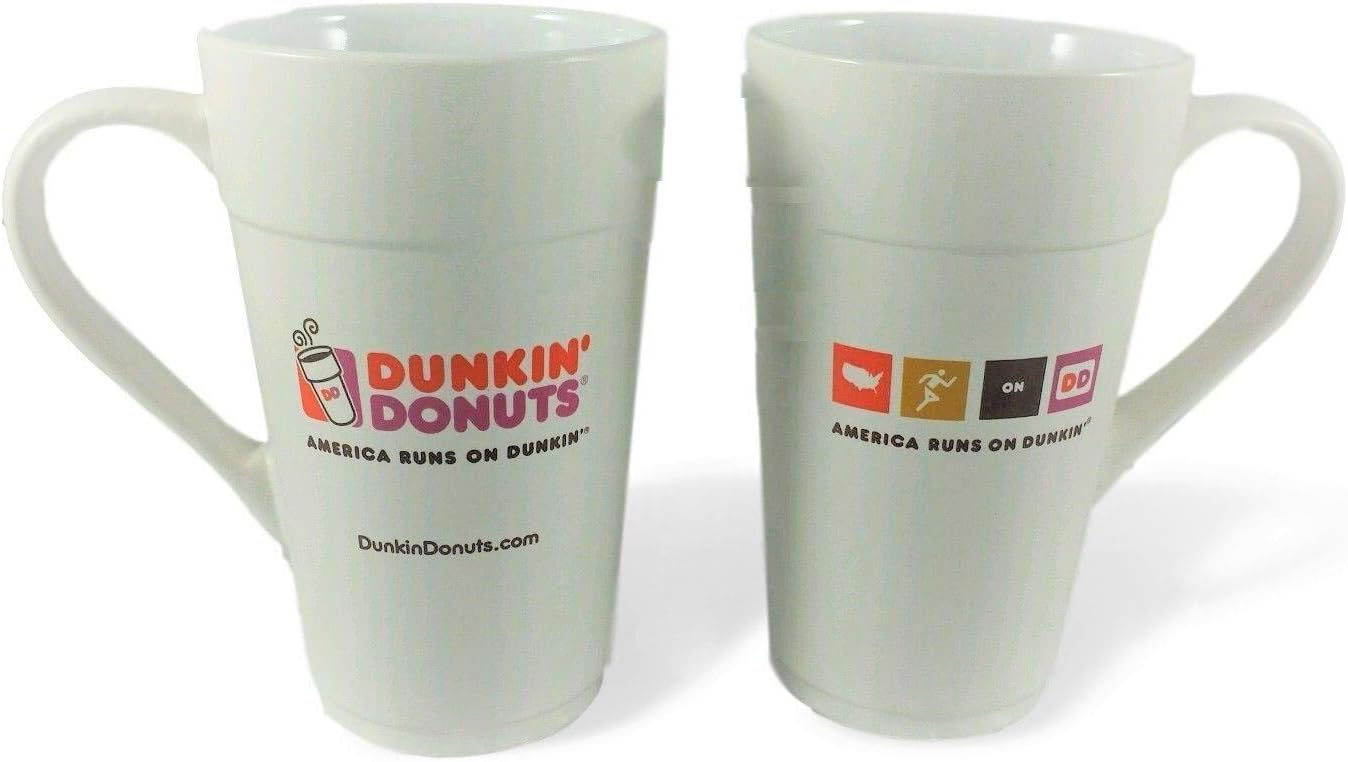 Dunkin Donuts America Runs on Dunkin Coffee Mug Kitchen