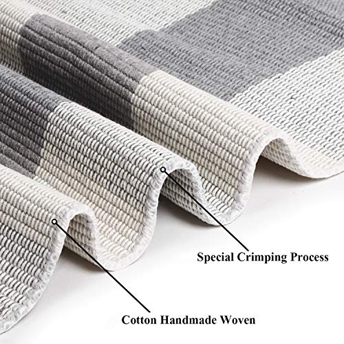 Ailsan Cotton Buffalo Checkered Rug Runner Doormat 2' x 3' Farmhouse