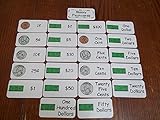 22 laminated Preschool Money Concepts Financial Concepts Flashcards.