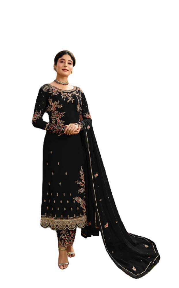 Photo 1 of ***STOCK IMAGE FOR REFERENCE***
Prija Collection Ready to Wear Indian Pakistani Ethnic Wear Designer Straight Salwar Kameez Suit for Womens L