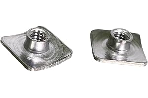Stainless Steel 1/8" T-Nuts (2) - Green Gridiron