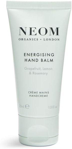 Neom Organics Energising Hand Balm 30ml Invigorating Scent Nourishing