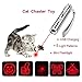 Multi-pattern Funny Cat Chaser Toy LED Light Interactive Chase Cat Toys, Used as LED Flashlight, Command Light Pet Training Tools-USB Rechargeable,Crazy chase !