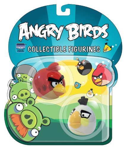 Angry Birds Red and White Birds Collectible Figurines