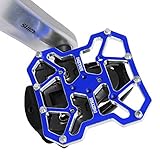 Mzyrh Bike Clipless Platform Adapter Pedal, Universal Clipless Clip-in Pedals to Platform Pedal Adapter for Pedals Work with SPD/SPD-SL/KEO/Egg Beaters/Cany-Cleat