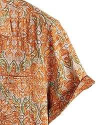 VATPAVE Mens Front Pocket Hawaiian Shirts Casual