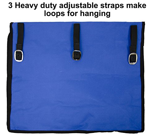 Derby Unique Winter Blanket Storage Bag with 4 Desiccants & Grooming Pockets (Black) - Thumbnail 3