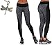 Gillberry Women Sports Trousers Athletic Gym Workout Fitness Yoga Leggings Pants (M, Gray)