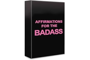 Laeroneth Badass Affirmation Cards - 100 Daily Motivational Birthday Gifts for Women, Affirmations Cards for Her, Best Friend, Sister, Daughter, Mom and More.