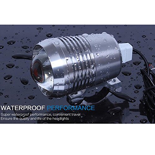 GOODKSSOP 2PCS Super Bright CREE U2 30W LED Spotlight Headlight Work Light Driving Fog Spot Lamp Universal for All Motorcycle ATV Truck With 1pcs ON/OFF Button Switch