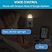 WiFi Smart Plug Alexa Google Outlet Night Light 2 Pack