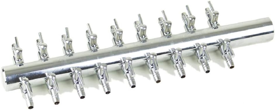 Blagdon 18 Way Metal Outlet for the Pond Oxygenator 2400 and 3600 Models, Silver
