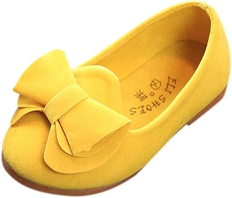 girls yellow dress shoes