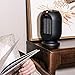 MRMIKKI Small Space Heater for Office, 1200W/700W Electric Heater for Home, Ceramic Heater with Fan, Tip-Over and Overheat Protection, 3s Quick Heating with Oscillation (Black)