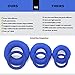 XL Soft Silicone Cock Ring Set 3 Pack by Lynk Pleasure (Blue) Stretchy Premium Erection Enhancer Penis Rings for Men’s Sexual Wellness | Stay Harder & Last Longerthumb 2