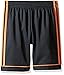 adidas Boys' Squadra 17 AEROREADY Regular Fit Quarter Length Soccer Shorts, Dark Grey/Easy Orange, Large