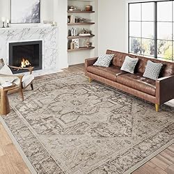 PureCozy Vintage Area Rug 6x9 Large Bedroom Rug