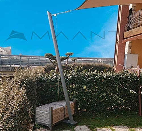 Maanta Ulisse - Palo de Vela con Sombra, galvanizado: Amazon.es ...