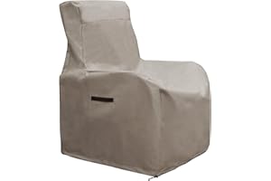 Skypatio Patio Chair Cover Waterproof, Outdoor Furniture Storage Cover for All Weather Protection (Khaki)