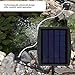 Yosoo Solar Powered Aerator Air Pump Oxygen LED Outdoor Pool Pond Fish Tank Adjustable Oxygen Pump Pond Aerator