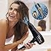 KIPOZI Pro 1875 W Negative Ions Hair Dryer Ceramic Fast Dry Lightweight Hair Blow Dryer with 2 Speed and 3 Heat Settings,Diffuser Concentrator &Cool shot button,Low Noise(Black)