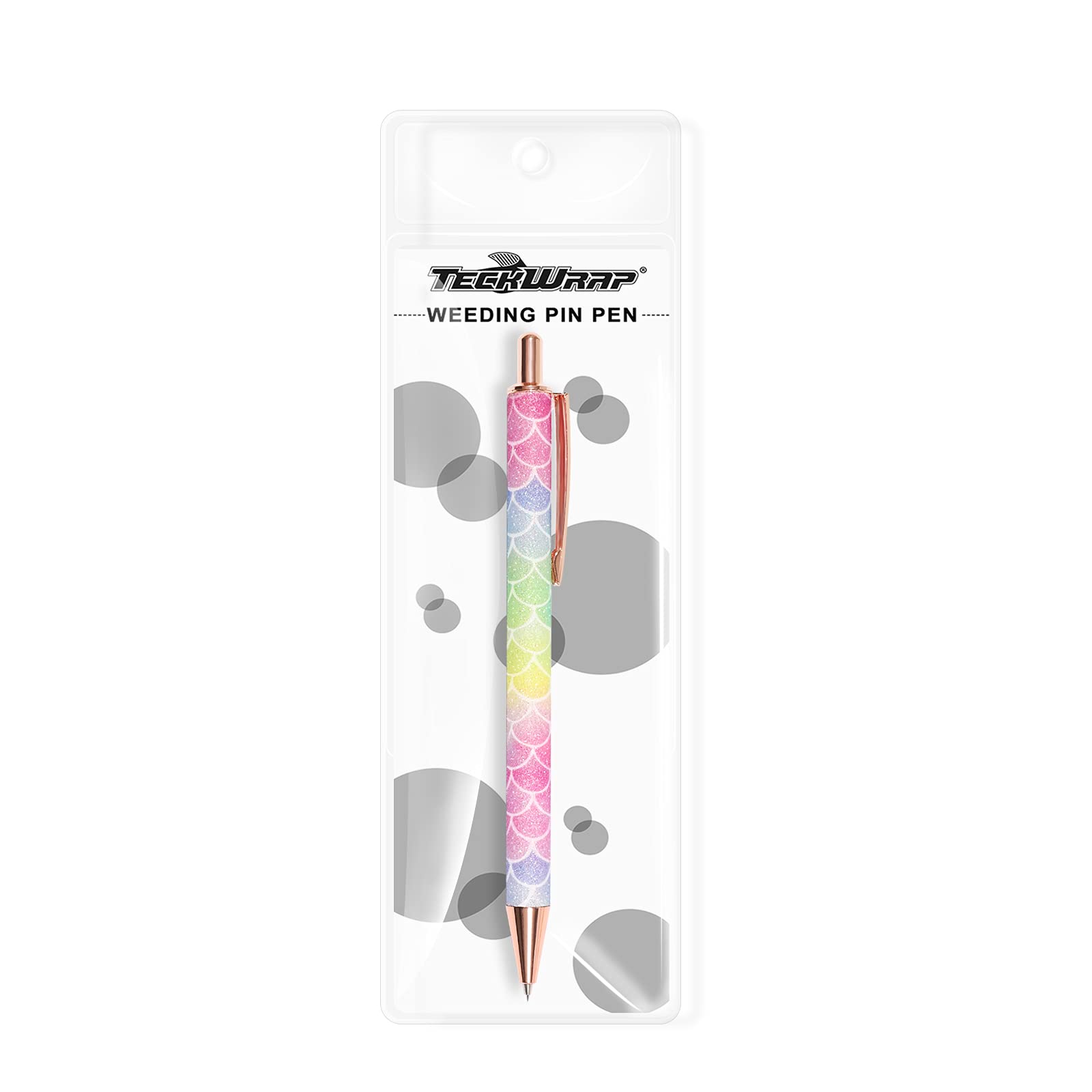 TECKWRAP Air Release Weeding Tool Pin Pen Vinyl Installation (Rainbow Mermaid)