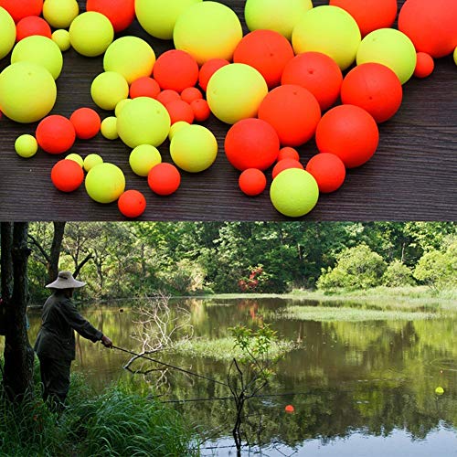 geshiglobal Angelposen, Drift Balls Floating Bobbers Fisch Bait Indicator Zubehör Tackle Tool 100 Stück – Bild 5