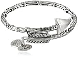 Alex and Ani Love Struck Arrow Wrap Rafaelian Silver Bangle Bracelet