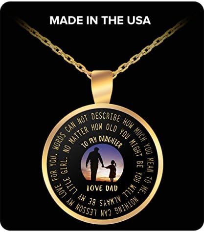 To My Daughter From Dad Necklace 1002