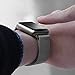 Walcase for Apple Watch Band 42mm, Fully Magnetic Clasp Mesh Milanese Loop Stainless Steel iWatch Band for Apple Watch Series 3 2 1 Sport and Edition (Space Gray)