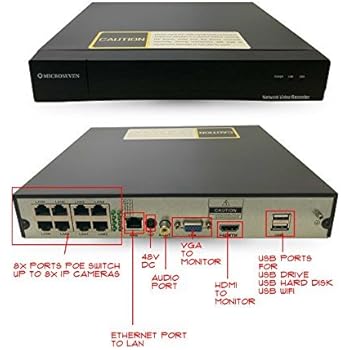 Amazon.com : Amcrest NV2104E 1080p POE NVR (4CH 1080p/3MP