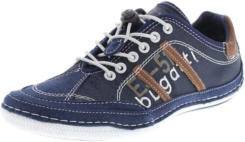 Bugatti Men Sneaker Blue, (Dark Blue