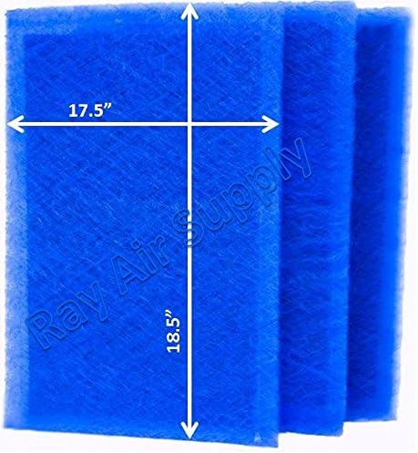 RAYAIR SUPPLY20x20 Replacement Filter Pads Compatible with Air Ranger Air Cleaner 20X20 (3 Pack)