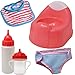 Drink and Wet Baby Doll, With Training Potty, 2 Bottles, Diaper, Bib