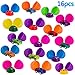 16 PCs Filled Easter Eggs with Toy Cars, 3.15in Colorful Easter Eggs Prefilled with Various Pull Back Vehicles and Cute Ladybirds