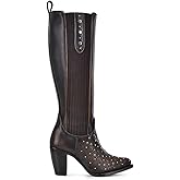 Cuadra Women's Tall Boot with Bovine Leather and Laser Engraving 3F0BRS