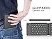 iClever BK06 LITE Bluetooth Keyboard - Foldable Keyboard Sync Up to 3 Devices, Rechargeable Multi Device Folding Keyboard for iPad iPhone Mac Tablet Laptop Android Phone Windows iOS