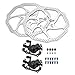 VGEBY1 Bicycle Disc Brake Set, Sturdy Durable Bike Disc Rotor Brake Kit with 160mm Rotors Cycling Mechanical Disc Brake Calipers Front Rearthumb 1