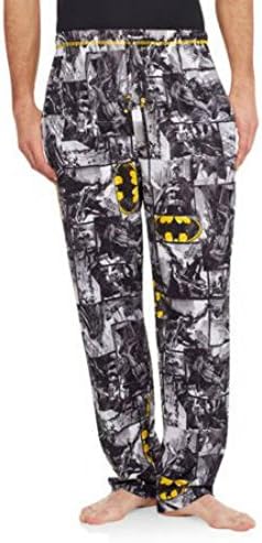 DC Comics Batman Men's Cotton Sleep Lounge Pants (X-Large (40-42))