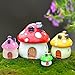 Zealor 12 Pieces Miniature Fairy Garden House and Terrarium Mushroom Fairy House Statue